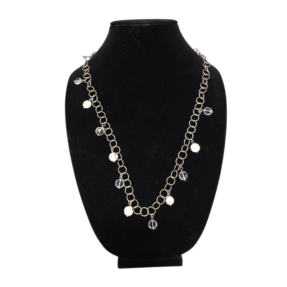 Necklace Crystal Beads Dangle Chain Statement Fashion Jewelry